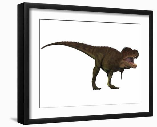 Tyranosaurus Rex, a Large Carnivore of the Cretaceous Period-null-Framed Art Print