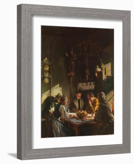 Tyrolese Interior, 1915-John Singer Sargent-Framed Giclee Print