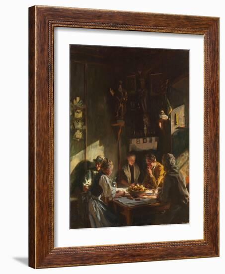 Tyrolese Interior, 1915-John Singer Sargent-Framed Giclee Print