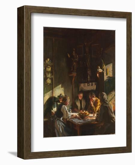 Tyrolese Interior, 1915-John Singer Sargent-Framed Giclee Print