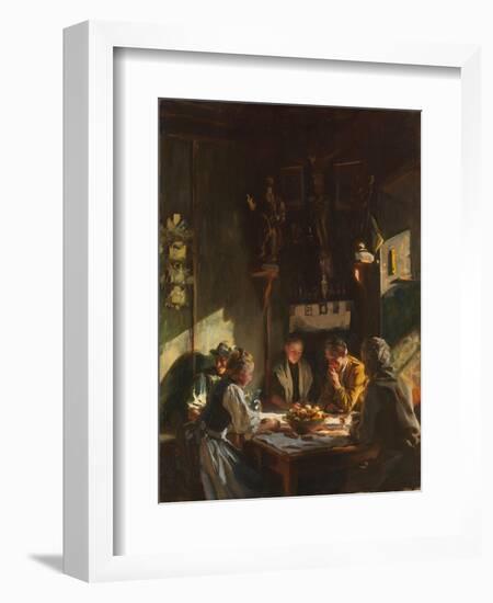 Tyrolese Interior, 1915-John Singer Sargent-Framed Giclee Print