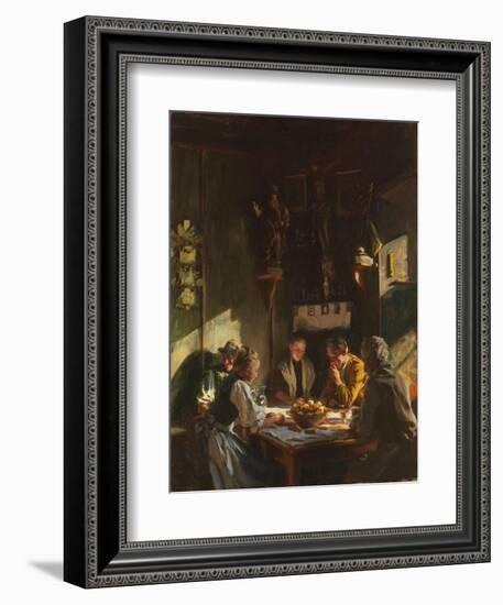 Tyrolese Interior, 1915-John Singer Sargent-Framed Giclee Print