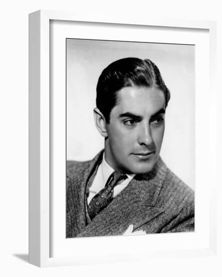 Tyrone Power, c.1940-null-Framed Photo