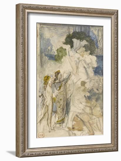 Tyrtée-Gustave Moreau-Framed Giclee Print