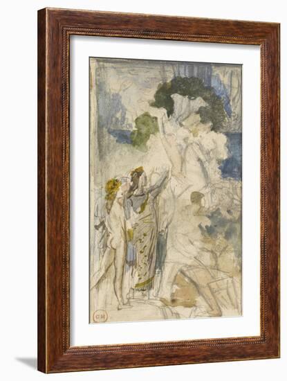 Tyrtée-Gustave Moreau-Framed Giclee Print