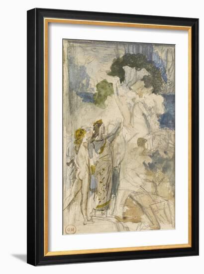 Tyrtée-Gustave Moreau-Framed Giclee Print