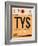 TYS Knoxville Luggage Tag I-NaxArt-Framed Art Print