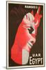 U.A.R. Egypt Poster-H. Hashem-Mounted Giclee Print