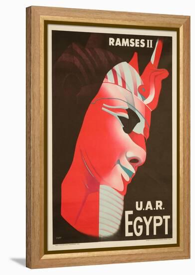 U.A.R. Egypt Poster-H. Hashem-Framed Premier Image Canvas