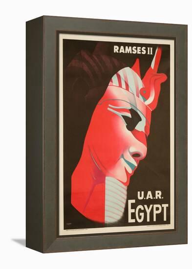 U.A.R. Egypt Poster-H. Hashem-Framed Premier Image Canvas