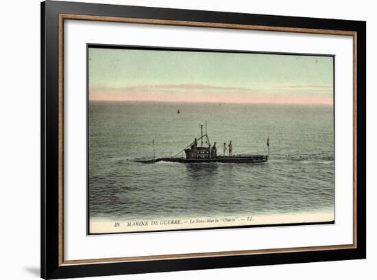 U Boot Otarie, Soldaten Der Marine-null-Framed Giclee Print