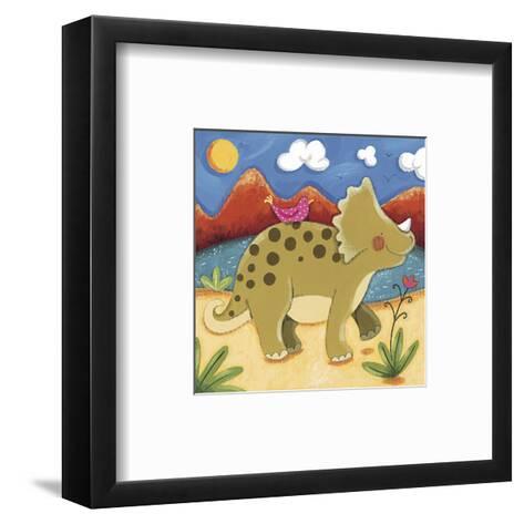 Baby Timmy The Triceratops Art Print by Sophie Harding | Art.com