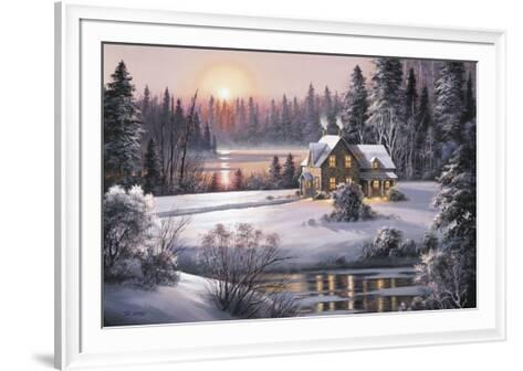 Winter Sunset Giclee Print by Dubravko Raos | Art.com