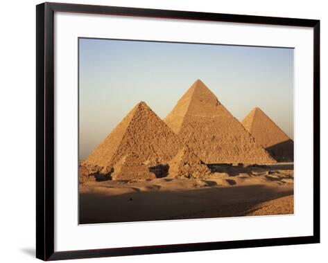 Pyramids at Sunset, Giza, Unesco World Heritage Site, Near Cairo, Egypt ...