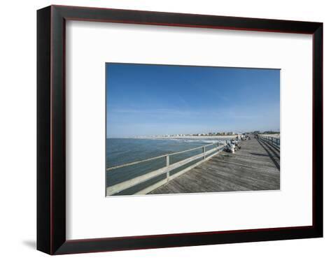 Oceanana Fishing Pier Atlantic Beach Outer Banks Photographic Oceanana Fishing Pier Atlantic Beach Outer Banks Michael Defreitas Framed Art Print