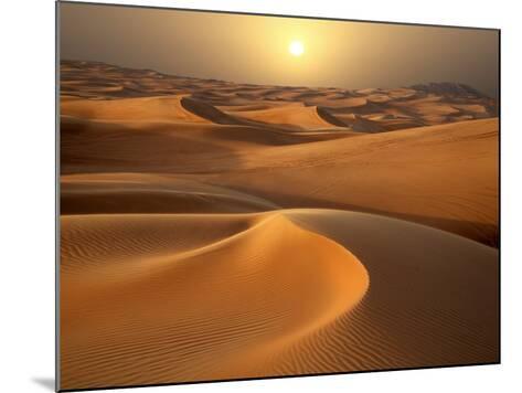 Intense Sun over sand dunes around Dubai Photographic Print by Jon ...