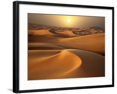 Intense Sun over sand dunes around Dubai Photographic Print by Jon ...