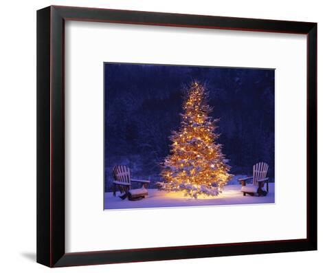 snow covering adirondack chairs by lit christmas tree jim craigmyle framed art print - Decorating Adirondack Chairs For Christmas snow covering adirondack chairs by lit christmas tree jim craigmyle framed art print - Decorating Adirondack Chairs For Christmas