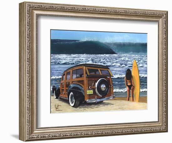 U-Go-Girl-Scott Westmoreland-Framed Art Print