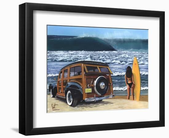 U-Go-Girl-Scott Westmoreland-Framed Art Print