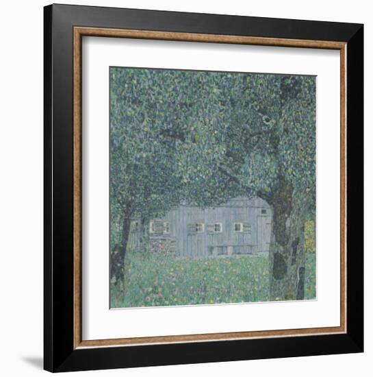 Upperaustrian Farmhouse-Gustav Klimt-Framed Art Print