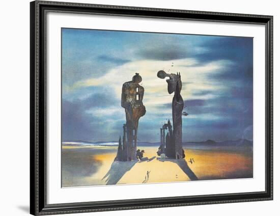 Reminescence Archeologique de l'Angelus de Millet, 1935-Salvador Dalí-Framed Art Print