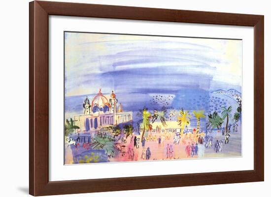 Casino in Nice-Raoul Dufy-Framed Art Print