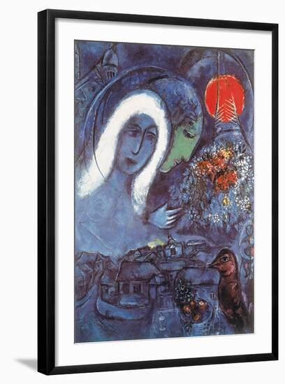 Champs de Mars-Marc Chagall-Framed Art Print