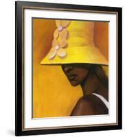 Yellow Hat-Laurie Cooper-Framed Art Print