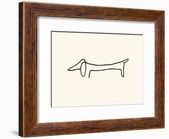 The Dog-Pablo Picasso-Framed Serigraph