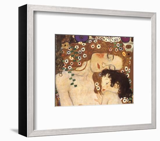 Mother and Child (detail from The Three Ages of Woman), c.1905-Gustav Klimt-Framed Art Print