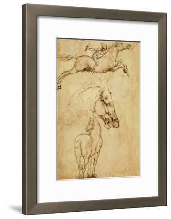 Download Sketch of a Horse Art Print by Leonardo da Vinci | Art.com