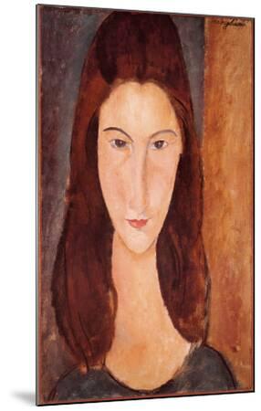 Portrait of Jeanne Hebuterne Art Print by Amedeo Modigliani | Art.com