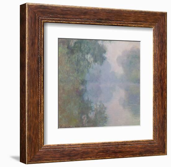 The Seine at Giverny, Morning Mists, 1897-Claude Monet-Framed Art Print