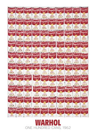 One Hundred Cans, 1962' Art Print - Andy Warhol | Art.com