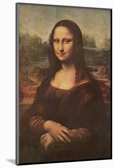 Mona Lisa, c.1507-Leonardo da Vinci-Mounted Art Print