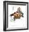 Lickin' Good Bath-Norman Rockwell-Framed Art Print