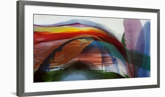 Phenomena Waves Without Wind, 1977-Paul Jenkins-Framed Art Print