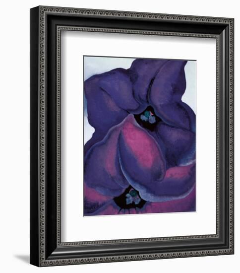 Purple Petunias, 1925-Georgia O'Keeffe-Framed Art Print