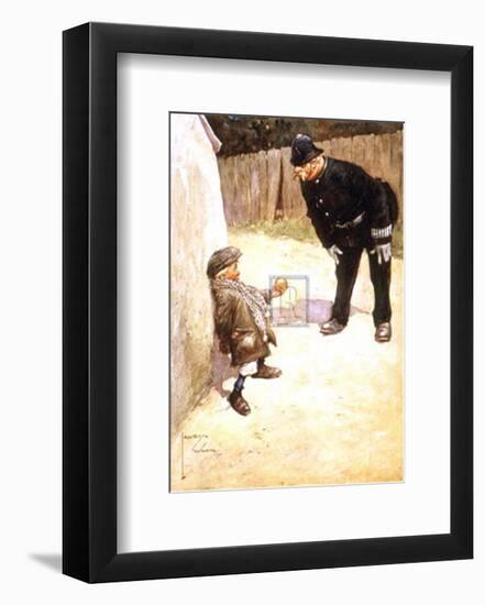 Bribery-Lawson Wood-Framed Art Print