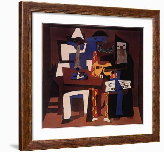 Three Musicians, c.1921-Pablo Picasso-Framed Art Print