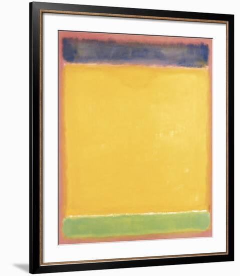 Untitled (Blue, Yellow, Green on Red), 1954-Mark Rothko-Framed Art Print