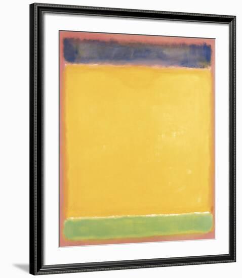 Untitled (Blue, Yellow, Green on Red), 1954-Mark Rothko-Framed Art Print