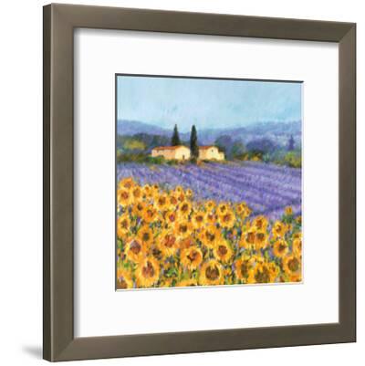 Lavender and Sunflowers, Provence Art Print by Hazel Barker | Art.com