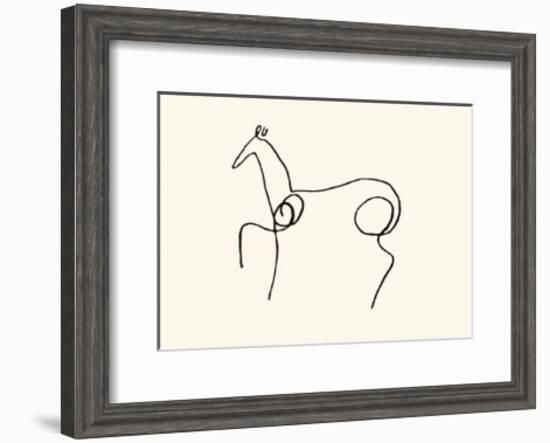 The Horse-Pablo Picasso-Framed Serigraph