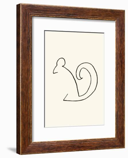 The Squirrel-Pablo Picasso-Framed Serigraph