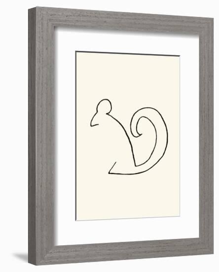 The Squirrel-Pablo Picasso-Framed Serigraph