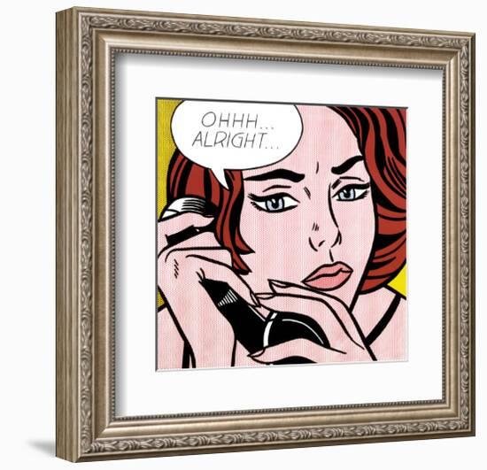 Ohhh...Alright..., 1964-Roy Lichtenstein-Framed Art Print