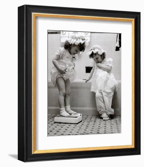 Weight Problems-null-Framed Art Print