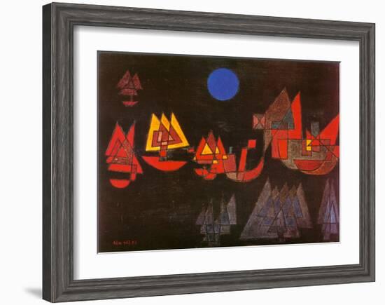 Schiffe im Dunkeln, c.1927-Paul Klee-Framed Art Print